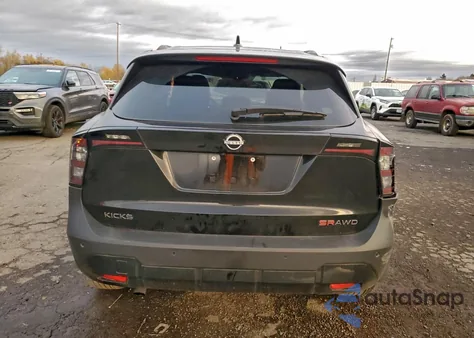 2025 Nissan Kicks Sr from USA, damaged, VIN 3N8AP6DB4SL300181